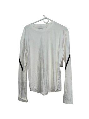 Sports Illustrated Long Sleeve T-Shirt L White With Black Accents